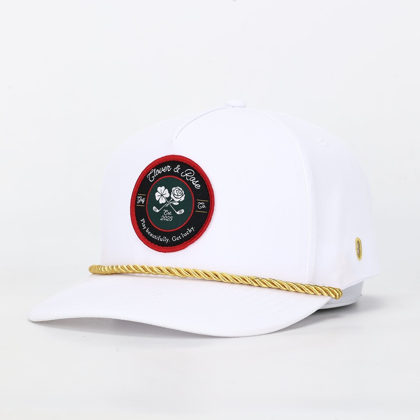 Heritage Badge Golf Hat - Gold Champions Rope