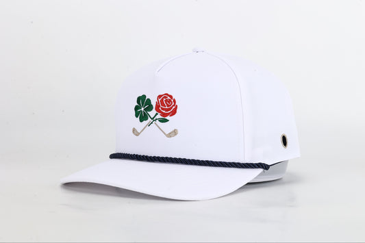 EvenPar Logo Mark Golf Hat - Tartan Navy Champions Rope