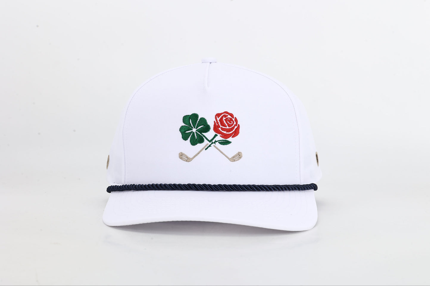 EvenPar Logo Mark Golf Hat - Tartan Navy Champions Rope